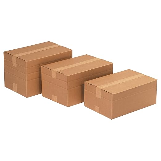 Aviditi Shipping Boxes Multi-Depth 12"L x 9"W x 6"H, Moving and Storage - Image 7