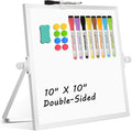 Dry Erase Magnetic White Board, Portable Small Whiteboard Set by AMUSIGHT