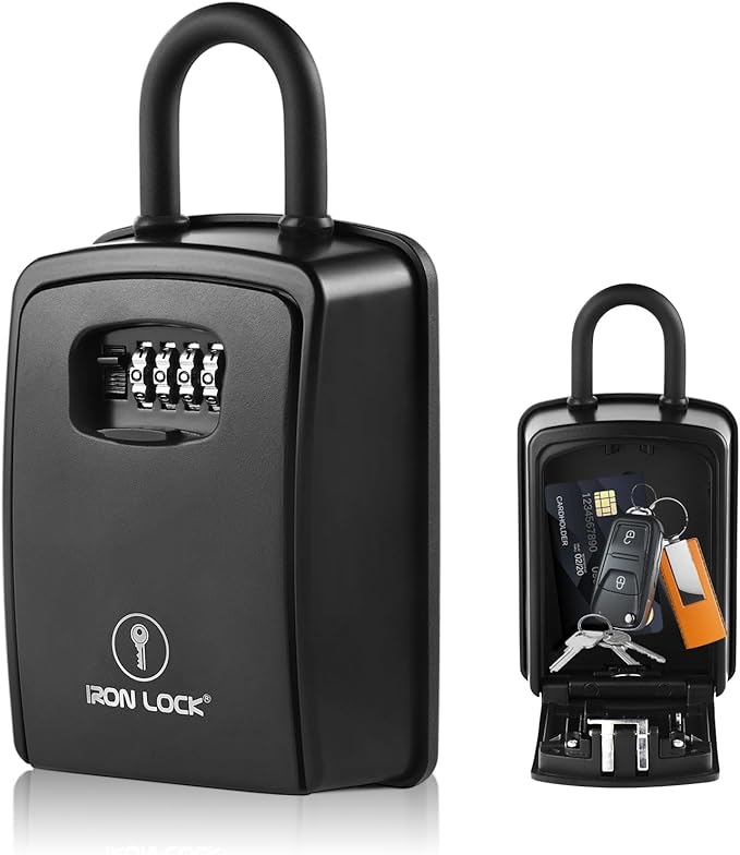 Iron Lock® Key Lock Box Portable by IronLock