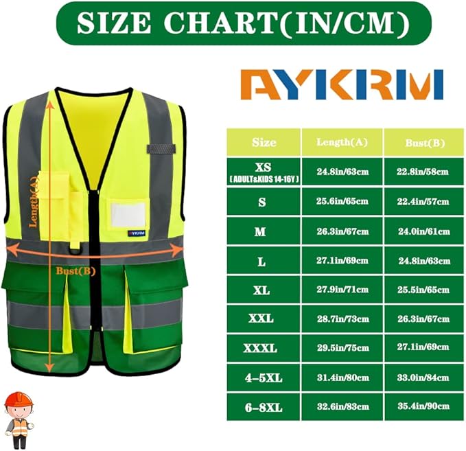 A-SAFETY High Visibility Reflective Safety Vest Customize Logo - Image 2