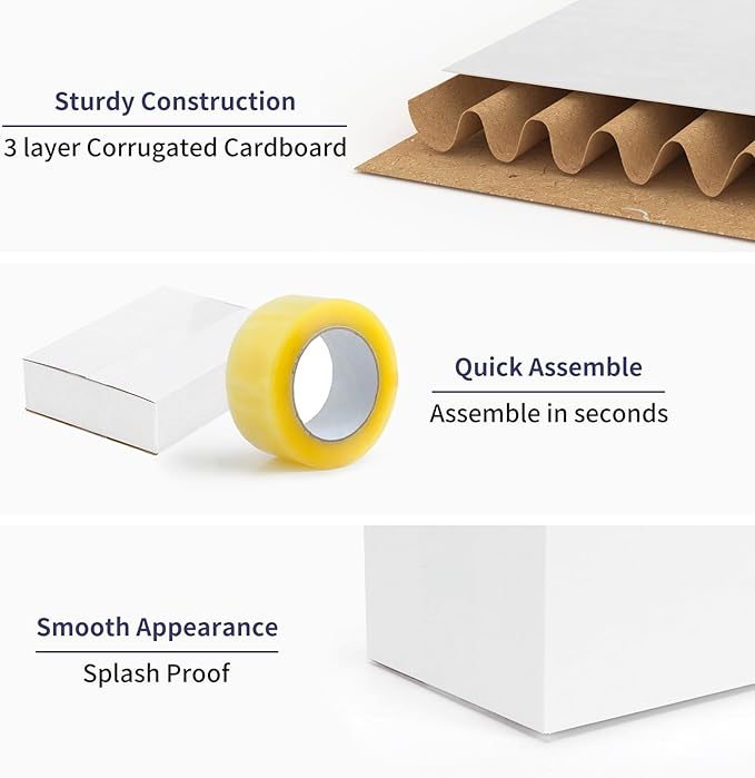 25 Pack Shipping Boxes 8x6x2 Inches, Small Business, Literature Mailer - Image 5