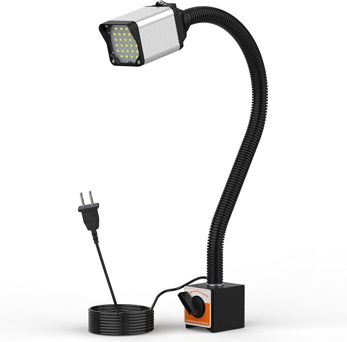 28LEDs Magnetic Light, 1320 Lumen 120v Flexible Gooseneck Work Light by SSHUNCANDA