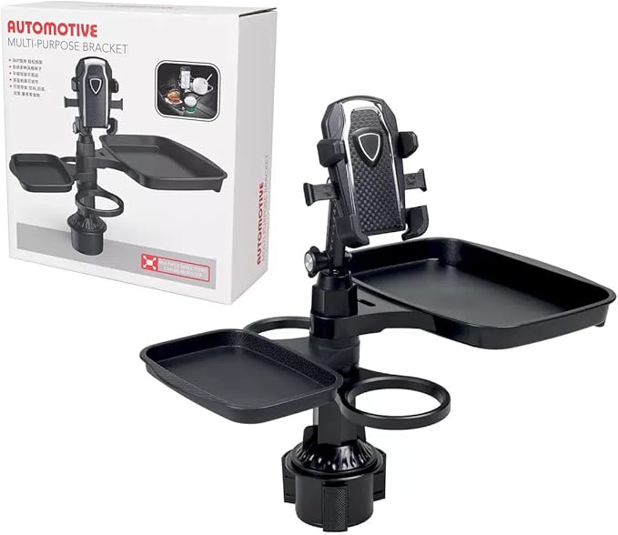 5 in 1 Car Table Tray，Mobile Phone Holder Car Cup Holder Tray ，360° Rotation - Image 7