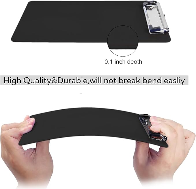 2 PCS Clip Boards 8.5x11, Standard Letter Size A4, Heavy Duty, Hanging - Image 5