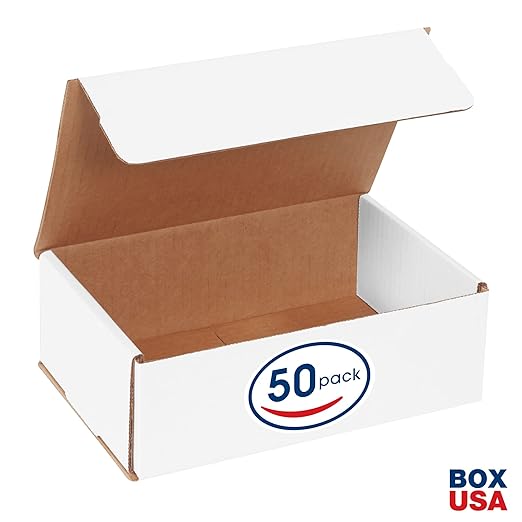 BOX USA Shipping Boxes Small 9"L x 6"W x 3"H, Moving and Storage - Image 2