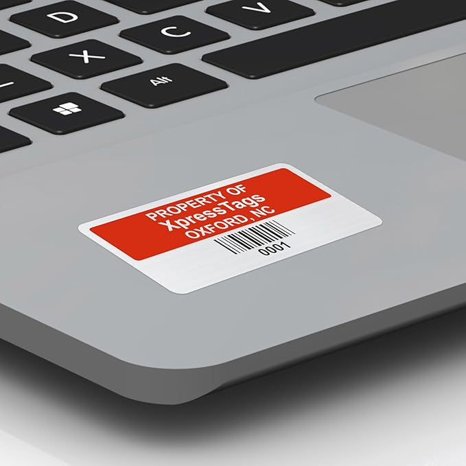XpressTags 1" x 2" Custom Asset Labels - Image 5