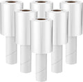 Frienda 6 Pcs 4 Inch Plastic Stretch Wrap Film Roll 500ft Clear Mini Moving by Frienda