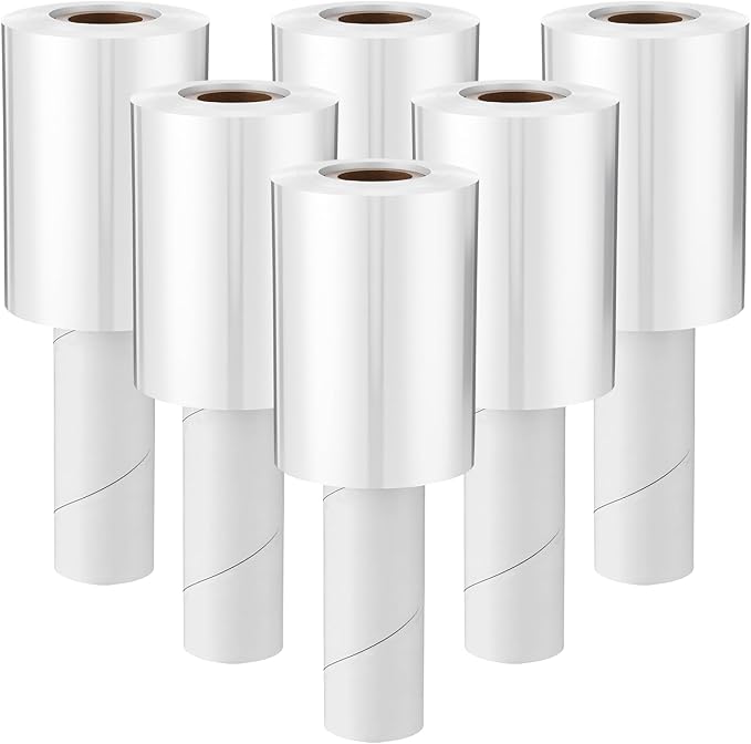 Frienda 6 Pcs 4 Inch Plastic Stretch Wrap Film Roll 500ft Clear Mini Moving by Frienda