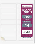 NextDayLabels – 4" x 1-1/3" Rectangular Sticker Labels by NextDayLabels