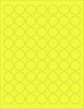 8-1/2 x 11" Neon Color High Light Fluorescent Labels by NextDayLabels