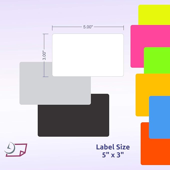NextDayLabels 500 Rectangle Stickers - Image 5