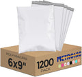 Metronic Poly Mailers 6x9 1200 Pack White, Small Shipping Bags Bulk Mailing by METRONIC