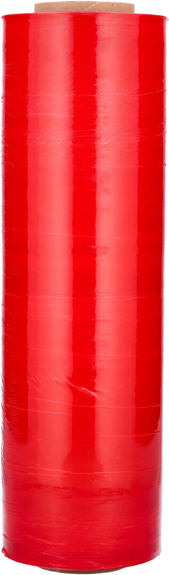 PSBM Red Stretch Wrap, 1 Pack, 15 Inch x 1500 Feet, 80 Gauge, Plastic Cling by PackagingSuppliesbymail