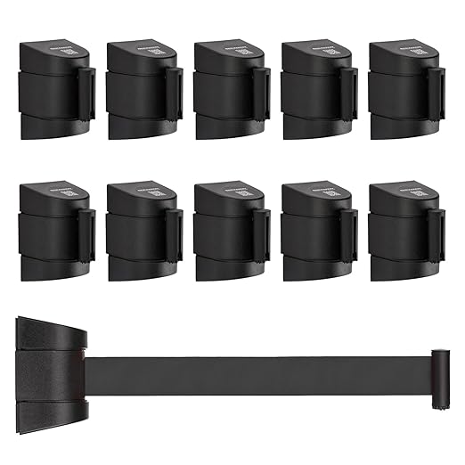 DuraSteel Wall Mount Retractable Belt Barrier by DuraSteel