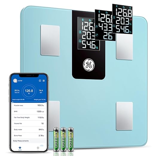 GE Smart Scale for Body Weight BMI Fat Muscle Mass by GEAppliances