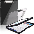 Clipboard with Storage, Heavy Duty Clip Boards 8.5x11 with 2 Storage Case by SFLHHDM