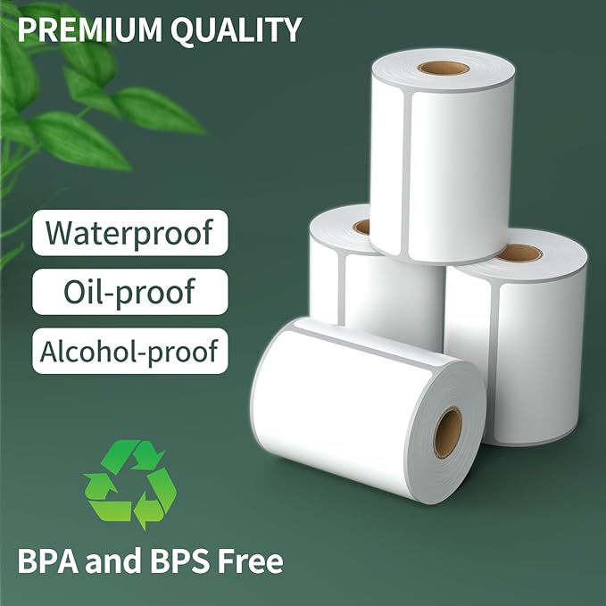 4"x6" Shipping Label 20 Rolls, 4-x-6-inch Thermal Label Paper, Compatible - Image 6