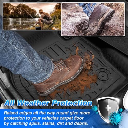 Cartist Floor Mats for 2018-2024 BMW X3 & 2019-2024 BMW X4, All Weather Floor Liners for X3 Accessories, Heavy Duty TPE Car Mats, Car Accessories - Image 3
