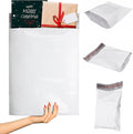 ABC PACK & SUPPLY White Gusseted Poly Mailers, 2.5 Mil. Plastic Shipping Bags by ABCPackSupply%C2%AE