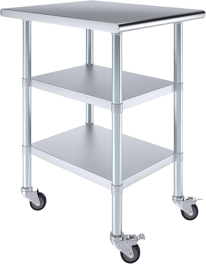 AmGood Stainless Steel Work Table by AmGood