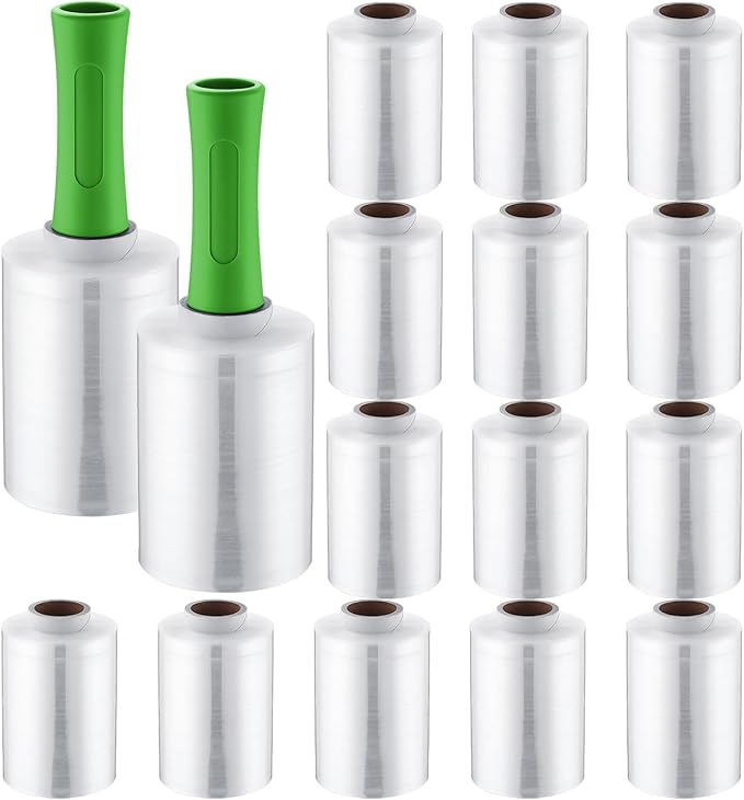 Jutom 16 Pcs Stretchy Wrap Roll Plastic Wrap by Jutom