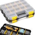Andalus Tools Organizer Box, Small Parts Storage 34-Compartment Double-Sided by AndalusBrand