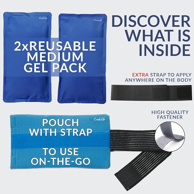 ComfiLife Ice Packs for Injuries – Reusable Hot and Cold Pack - Image 3
