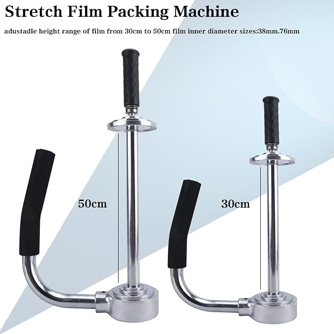 Industrial Stretch Wrap Dispenser – Adjustable 12-20 Inch Shrink Wrap Handle - Image 4