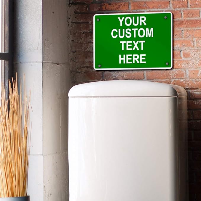 Aluminum Weatherproof Metal Sign Multiple Sizes Custom Personalized Text Here - Image 5