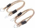 Set of 2 Tree Swing Nylon Ropes Indoor Outdoor Adjustable Hammock Swinging by Ymeibe