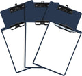 Blue Clipboard with Pen Holder, Hanging Clip Boards Holds 8.5x11 Inch Papers by FRETONBA