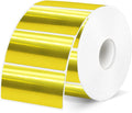 2x1 Inch Thermal Labels, Holographic Gold Thermal Printer Stickers, Waterproof by STARLIBOO