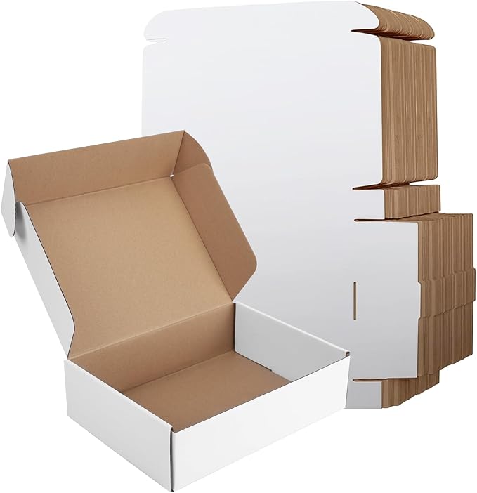 9x6x4 Inches Shipping Boxes Set of 50, Mailer Boxes by Unknown