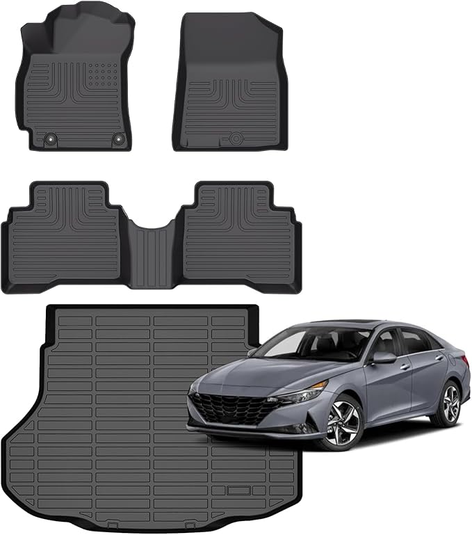 Hutisya-Floor Mats & Cargo Liner Set Fit by Hutisya