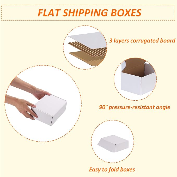 HORLIMER 9x6x3 Shipping Boxes Set of 30 - Image 3