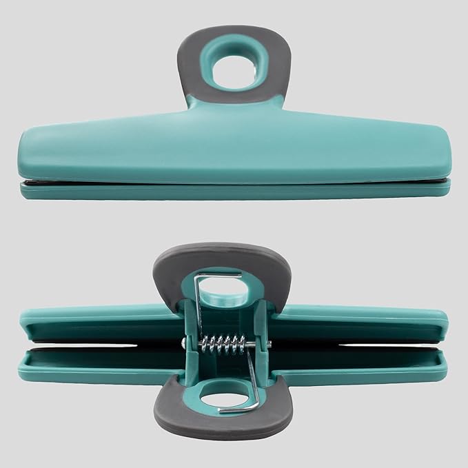 COOK WITH COLOR Wide Heavy Duty Chip Clips, Large Bag Clips - Image 6