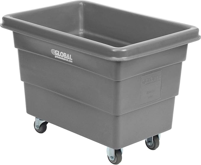 Global Industrial 6 Bushel Plastic Bulk Box Truck, Direct Mount Base, 500 lbs. by GlobalIndustrial