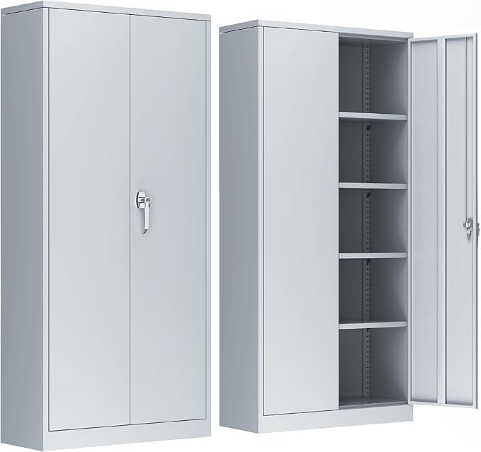 INTERGREAT Metal Storage Cabinet, Locking Tool Cabinets by INTERGREAT