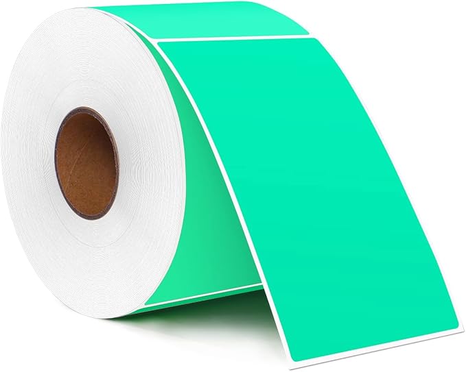 PARLAIM 5" x 3" Rectangle Color Coding Labels, 500 per Inventory Labels Color by PARLAIM