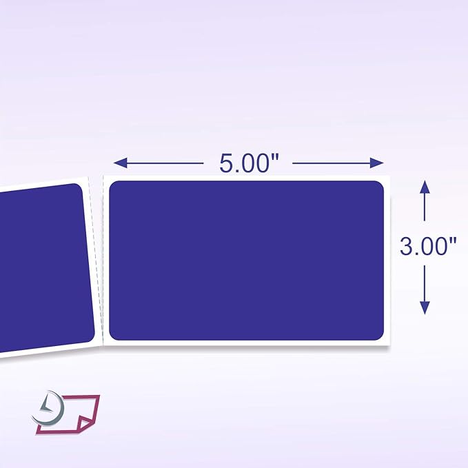 NextDayLabels 500 Rectangle Stickers - Image 2