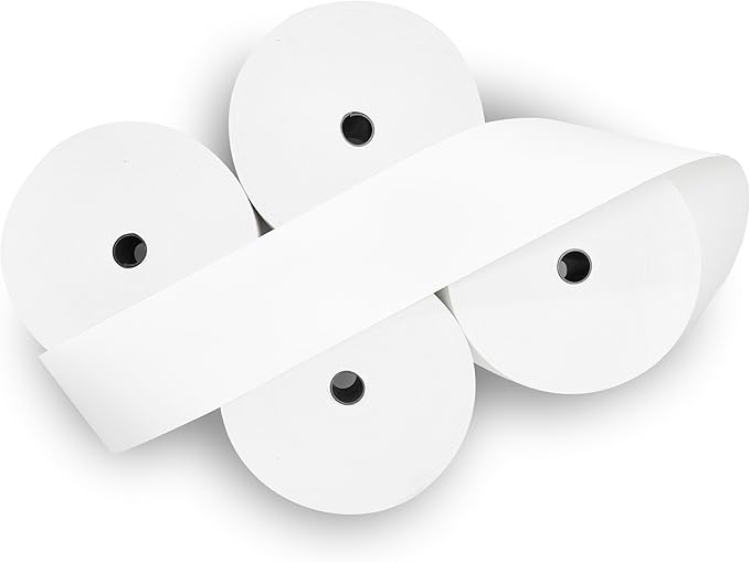 3 1/8" x 815' Heavy Weight ATM Thermal Receipt Paper Rolls Compatible - Image 2