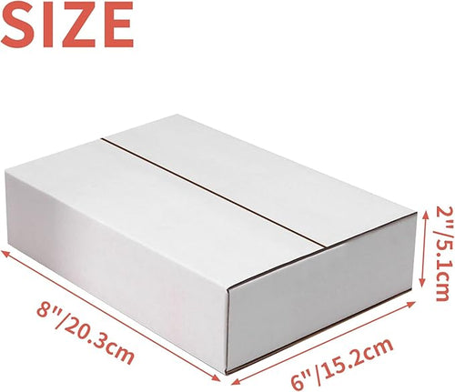 25 Packs Small Shipping Boxes 8x6x2 Inches - Image 2