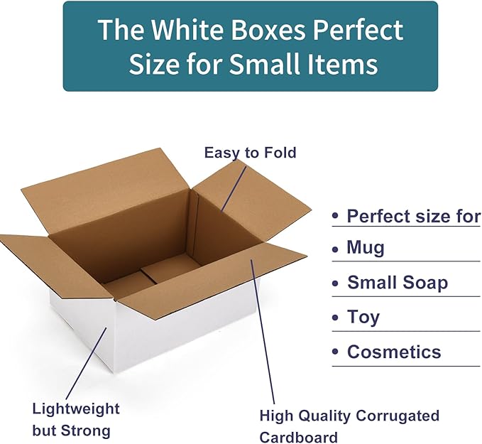 25 Pack Shipping Boxes 10x7x5 Inches, Small Business - Image 6