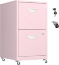 2 Drawer Mobile File Cabinet by MetalMax