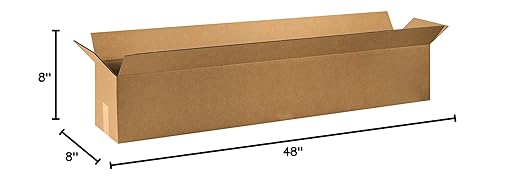 BOX USA Shipping Boxes 48"L x 8"W x 8"H 20-Pack Long Corrugated Boxes - Image 6