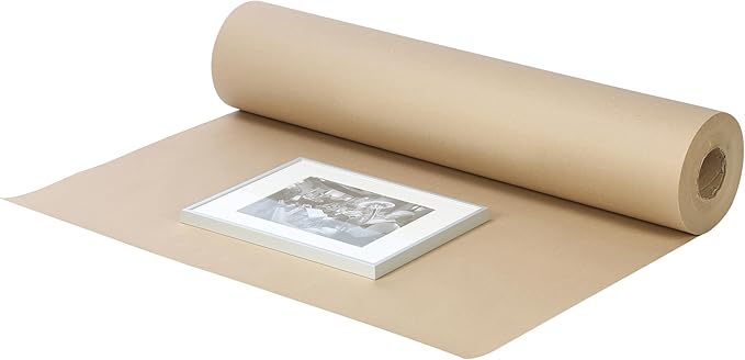The Boxery Kraft/Brown Kraft Paper Roll, 36” x 9000”-50lb. Thickness, Heavy - Image 2