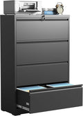 4 Drawer Lateral File Cabinets, Metal Filing Cabinet by IKIMIMetalFurniture
