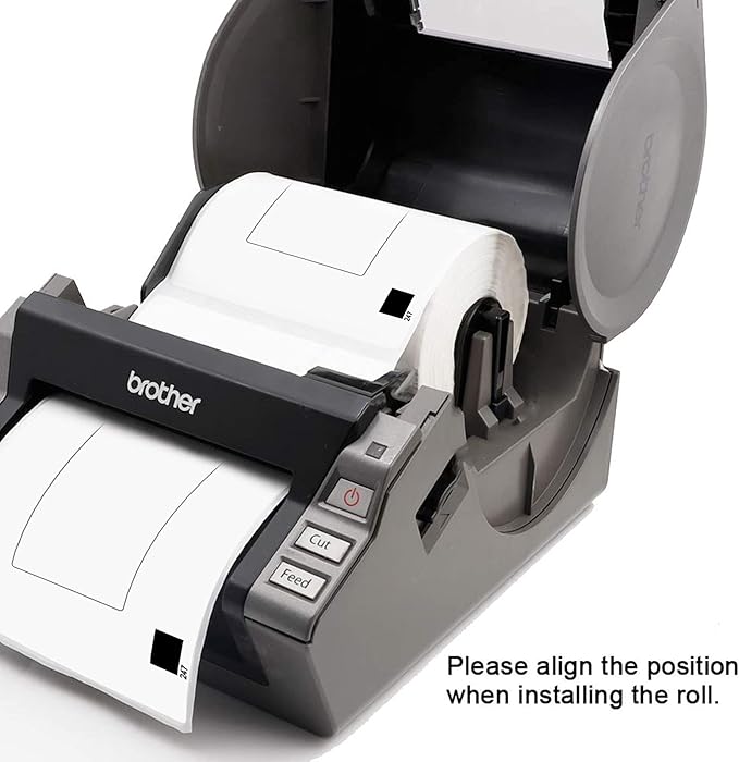 Compatible 4.07" x 6.4" Die-Cut Large Labels Replacement - Image 5