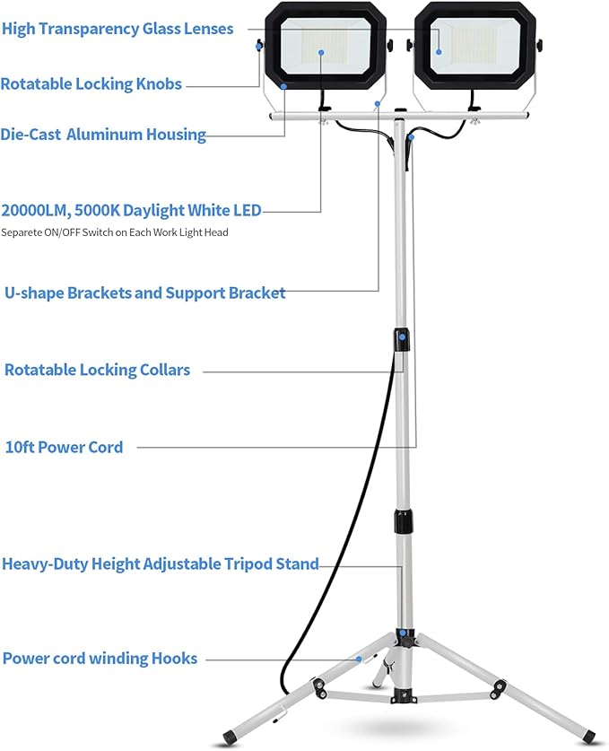 UFOND 20000 Lumen Work Lights - Image 5