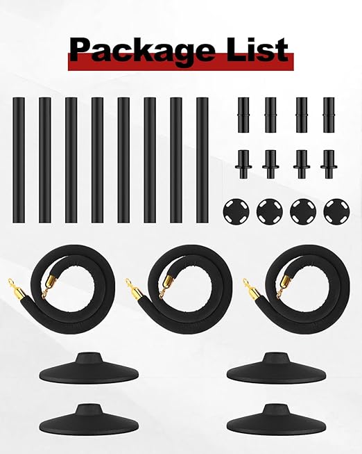 RoadHero Plastic Stanchion Post, Ropes Safety Barriers - Image 8